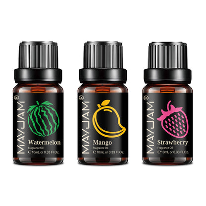 Fruit Essential Oil 10Ml Cherry Banana Papaya Grape Litchi Guava Kiwifruit Pear Fig Fragrance Oil for Diffuser Candle
