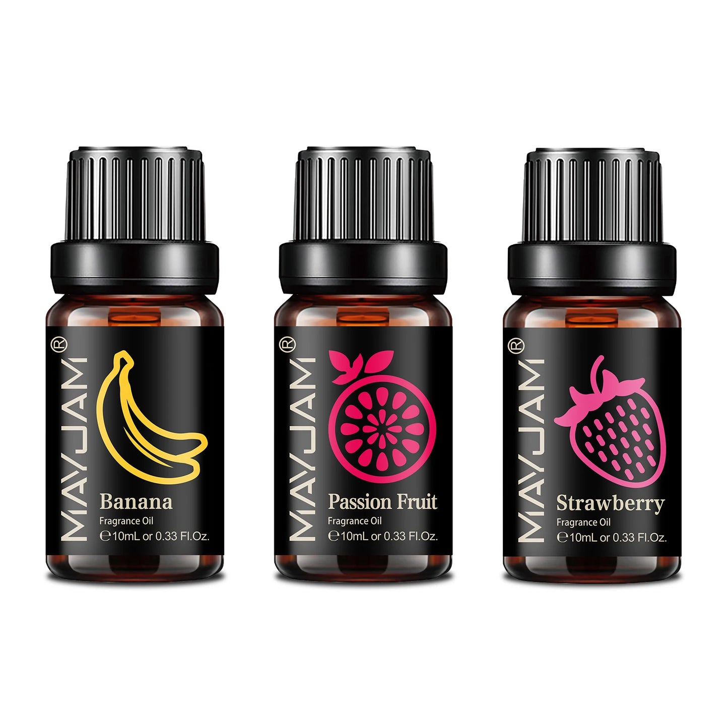 Fruit Essential Oil 10Ml Cherry Banana Papaya Grape Litchi Guava Kiwifruit Pear Fig Fragrance Oil for Diffuser Candle